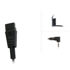 BATSTAR Adapterkabel QD auf 2,5 mm 3-polig mit Winkelstecker