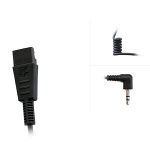 BATSTAR Adapterkabel QD auf 3,5 mm 3-polig mit Winkelstecker