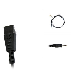 Zebra Motorola Adapterkabel QD auf 3,5 mm 4-polig für TC51 TC52 TC56 TC57