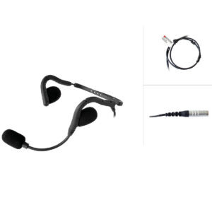 Topsystem Dual Behind-The-Head Comfort-Headset mit 9-Pin ODU Connector