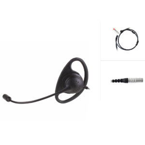 Topsystem Voxter® D-Shape Ohrheadset mit 9-Pin ODU Connector