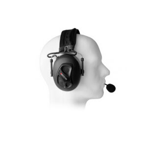 BATSTAR Dual Earmuff Headset mit Noise-Cancelling-Mikrofon und verschiedenen Anschlüssen