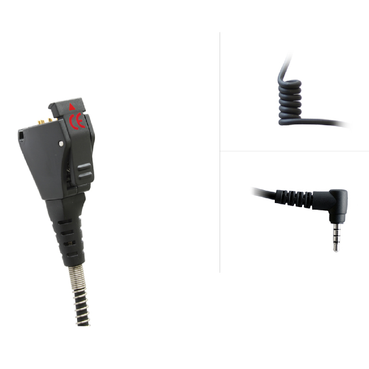 Honeywell Vocollect Adapterkabel TR-601-103 mit 3,5-mm-Anschluss und Red-Slot-Stecker