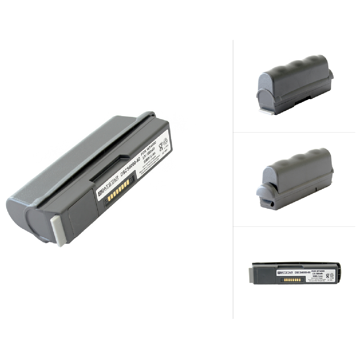 BATSTAR Li-Ion Akku 3,7 V 5200 mAh für Zebra WT40XX WT41XX