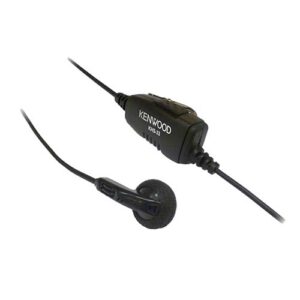JVCKenwood KHS-33 Ear-Bud Headset mit Inline-PTT und Mikrofon