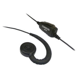 JVCKenwood KHS-34 Ear-Bud mit Ear-Hook, Mikrofon und Inline-PTT